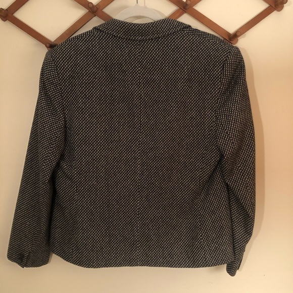 Vintage Pendleton Wool Speckled Charcoal Blazer 12 - Picture 4 of 6